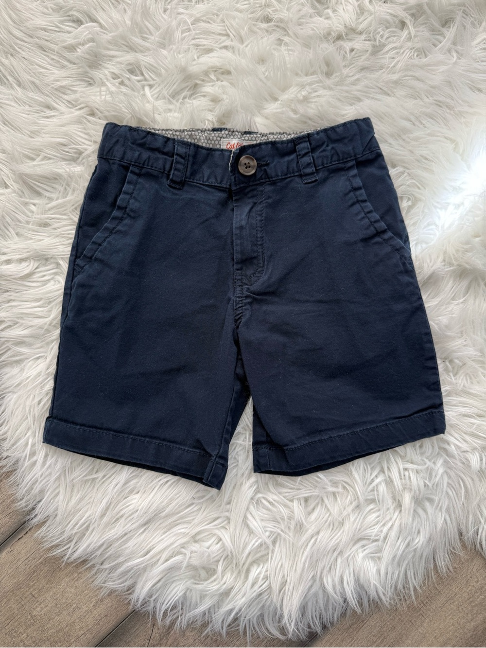 Children's Cat & Jack Navy Cotton Casual Shorts